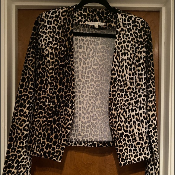 Blazer leopard cheetah print - Picture 1 of 2
